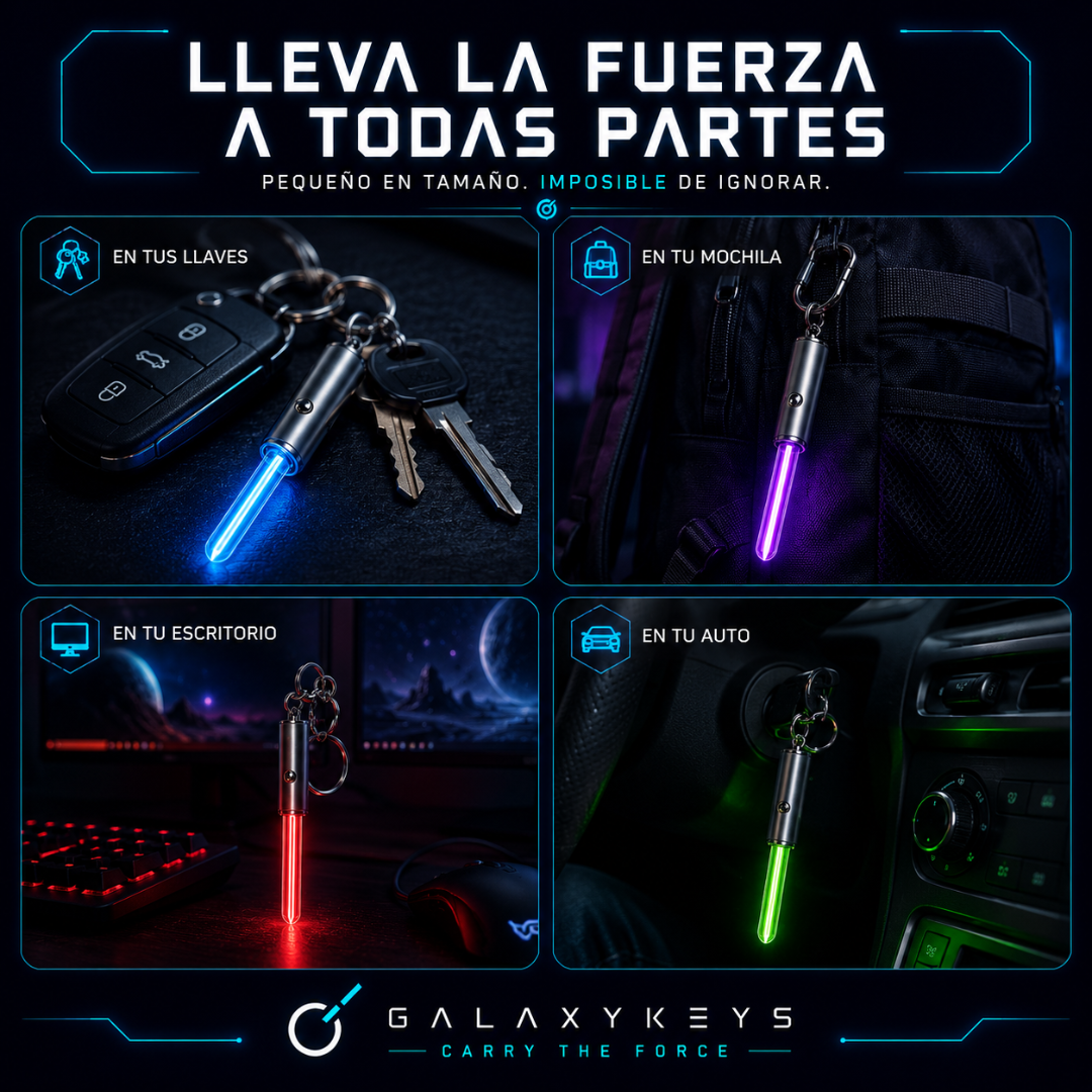 GalaxyKeys - Llavero Sable de Luz