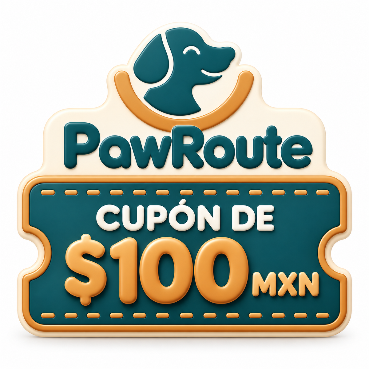 PawRoute — CUPON DE 100 MXN