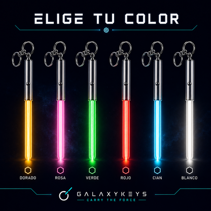 GalaxyKeys - Llavero Sable de Luz