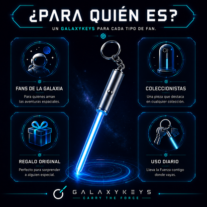 GalaxyKeys - Llavero Sable de Luz