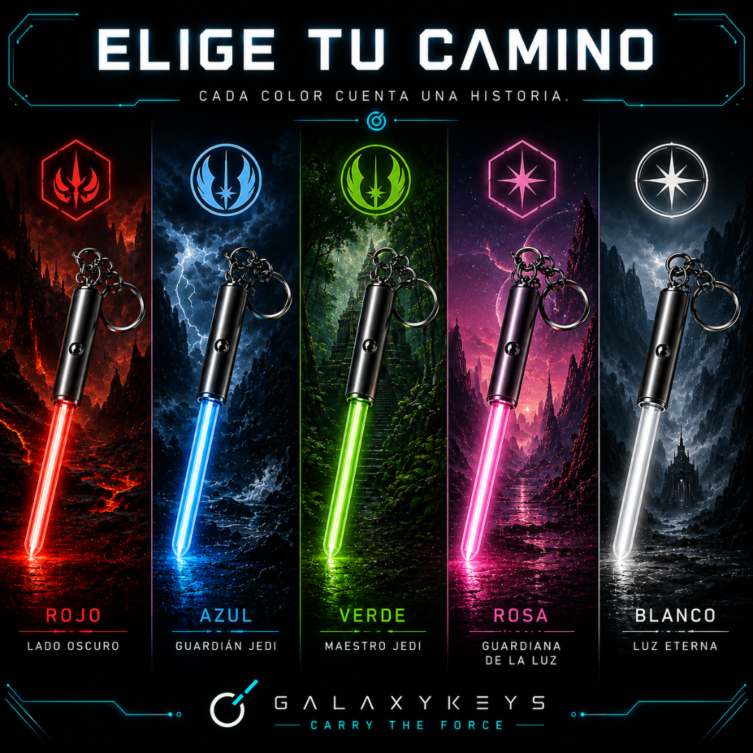GalaxyKeys - Llavero Sable de Luz
