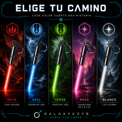 GalaxyKeys - Llavero Sable de Luz