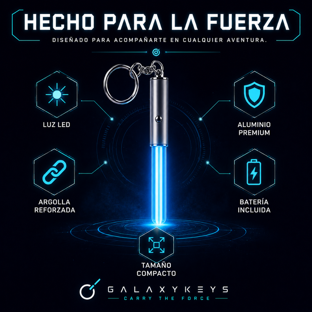 GalaxyKeys - Llavero Sable de Luz
