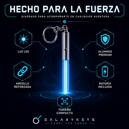 GalaxyKeys - Llavero Sable de Luz